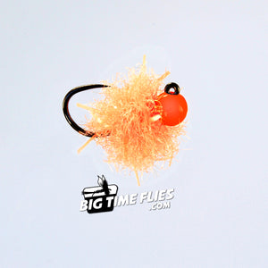 Slush Egg - Apricot - Bead Head - Egg Fly Fishing Flies