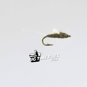 Sparkle Wing RS2 - Gray Grey - Emerger - Mayfly Midge - Fly Fishing Flies