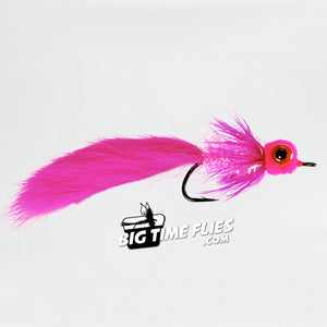 Starlight Leech - Pink - Salmon Steelhead Fly Fishing Flies