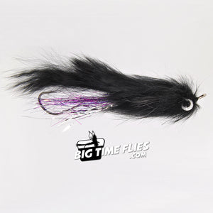 Bennett's Steelhead Exasperator - Black and Purple - Articulated Fly Fishing Flies