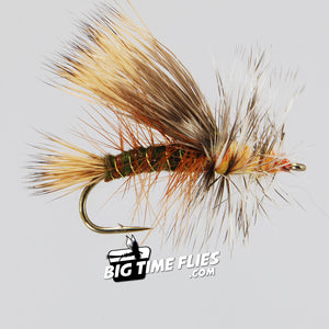 24 Para Wulff, Tilt Wing Dun Caddis Mayfly Dry Flies | Trout Fly Fishing