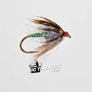 Swing Nymph - Tungsten Bead - Peacock Patriot - Fly Fishing Flies