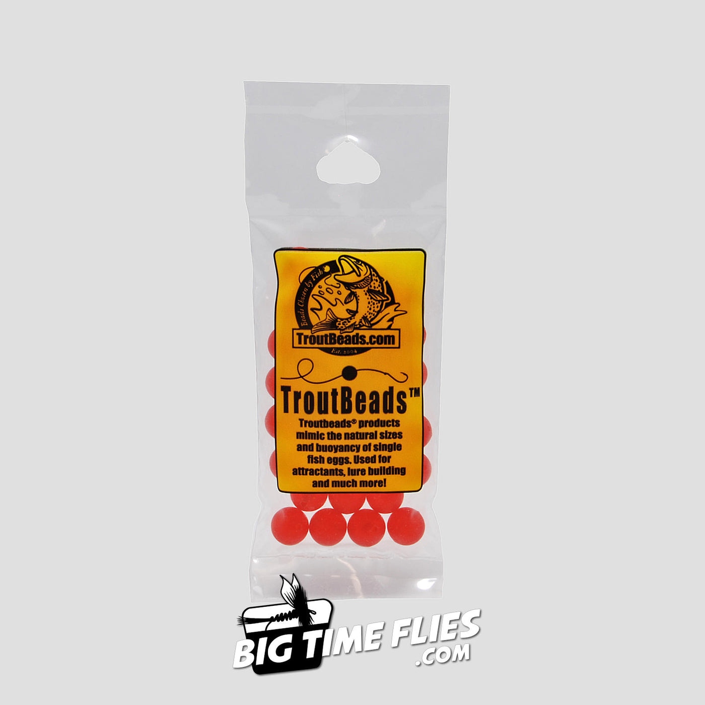 Trout Salmon Egg Beads Trout Beads: 10mm - Main Image