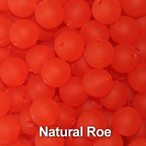 Trout Beads - 8mm - Natural Roe - Salmon Egg Plastic Beads