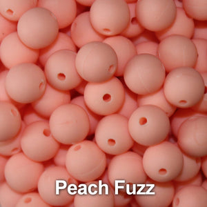 Trout Beads - 8mm - Peach Fuzz - Salmon Egg Plastic Beads