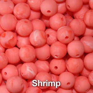 Trout Beads - 8mm - Shrimp - Salmon Egg Plastic Beads