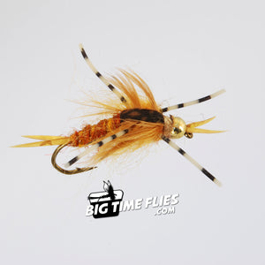 Trout Retriever - Yellow Lab - Golden Stonefly Nymph - Fly Fishing Flies
