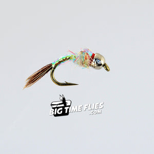 Tungsten Rainbow Warrior - Pearl - Trout Nymphs - Fly Fishing Flies