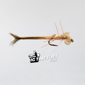 Ultra Damsel Nymph - Damselfly Nymph - Tan - Stillwater Lake Fly Fishing Flies