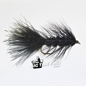 Wooly Bugger - Black - Fly Fishing Flies