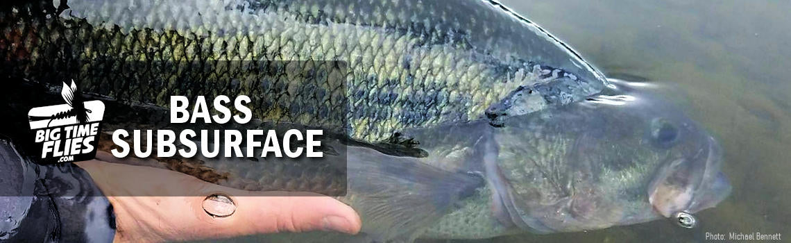 Bass Subsurface Flies - Shad, Perch, Bluegill, Crayfish – BigTimeFlies